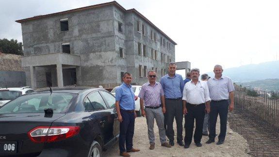 Yapımı Devam Eden Mızraklı Atatürk Ortaokulu Ziyareti