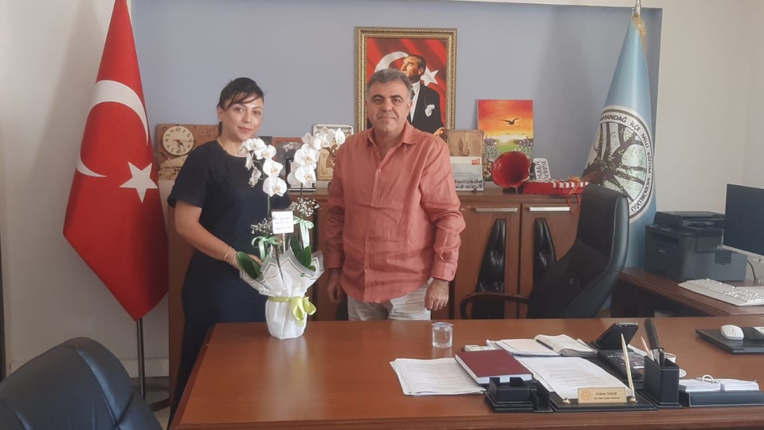 Samandağ İlçe Milli Eğitim Müdürlüğüne Anlamlı Ziyaret 